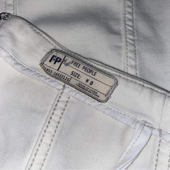 Free People White Mini Skirt - Picture 5 of 8